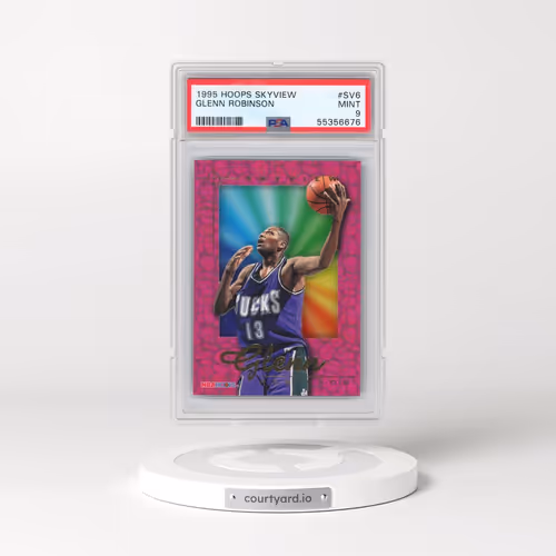 1995 Hoops Skyview #SV6 Glenn Robinson (PSA 9 MINT)