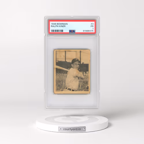 1948 Bowman #3 Ralph Kiner (PSA 1 PR)