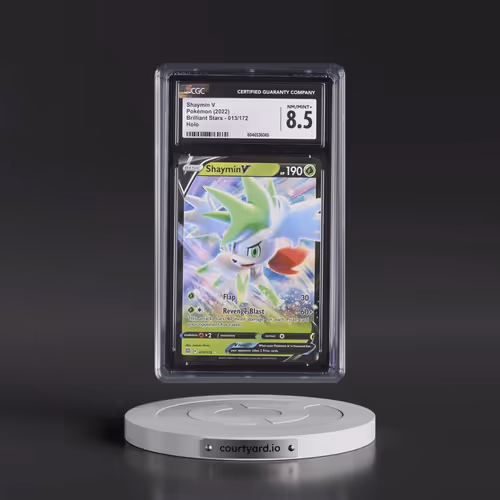 2022 Brilliant Stars #013/172 Shaymin V - Holo (CGC 8.5 NM-MT+)