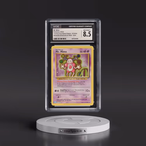 2023 Pokémon Clb-Trading Card Game Classic Blastoise & Suicune EX Deck #013 Mr. Mime (CGC 8.5 NM-MT+