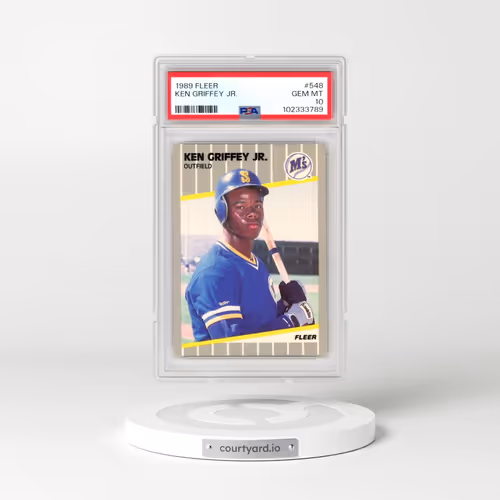 1989 Fleer #548 Ken Griffey Jr (PSA 10 GEM MINT)