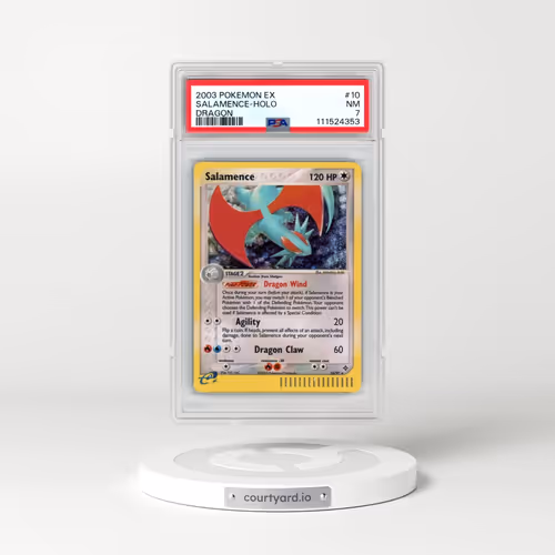 2003 Pokémon EX Dragon #10 Salamence - Holo (PSA 7 NM)