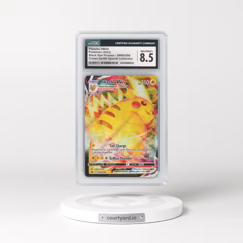 2017 Black Star Promos - Sword & Shield #SWSH286 Pikachu VMAX - Holo Crown Zenith Special Collection (CGC 8.5 NM-MT+)