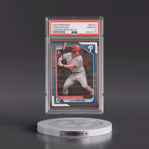 2024 Bowman Chrome Prospects #BCP27 Aidan Miller (PSA 10 GEM MINT)