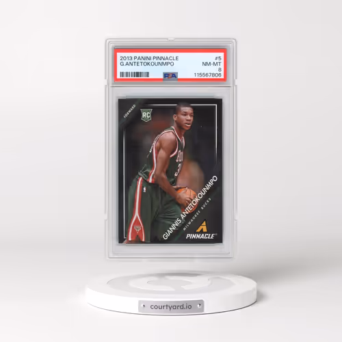 2013 Panini Pinnacle #5 Giannis Antetokounmpo (PSA 8 NM-MT)