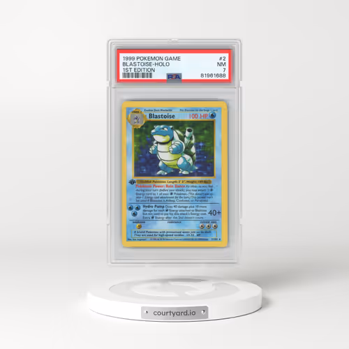 1999 Pokémon Game #2 Blastoise - 1st Edition Holo (PSA 7 NM)