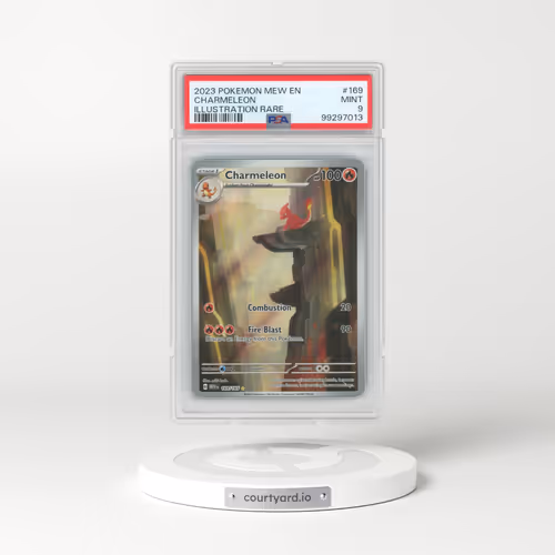 2023 Pokémon Mew EN-151 #169 Charmeleon - Illustration Rare (PSA 9 MINT)