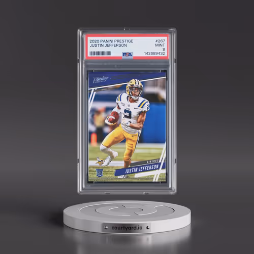 2020 Panini Prestige #267 Justin Jefferson (PSA 9 MINT)