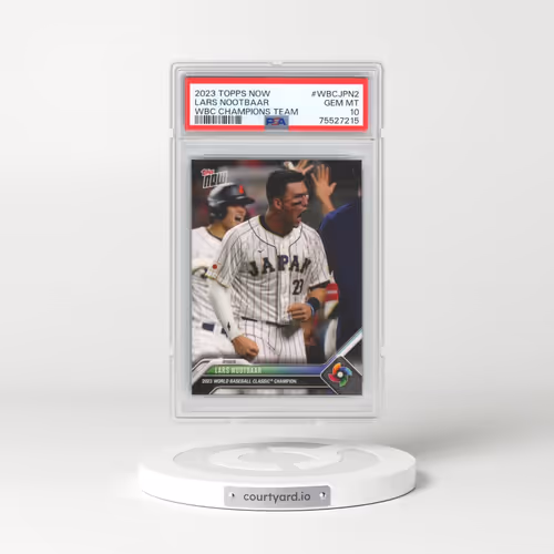 2023 Topps Now World Baseball Classic Champions Team #WBCJPN2 Lars Nootbaar (PSA 10 GEM MINT)