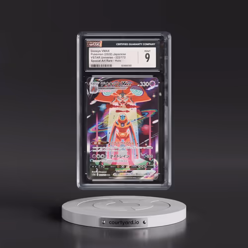 2022 VSTAR Universe #222/172 Deoxys VMAX - Special Art Rare Holo (CGC 9 MINT)