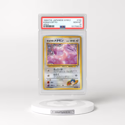 1999 Pokémon Gym 2 #132 Koga's Ditto - Holo (PSA 10 GEM MINT)