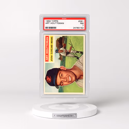 1956 Topps #281 Art Houtteman (PSA 7 NM)