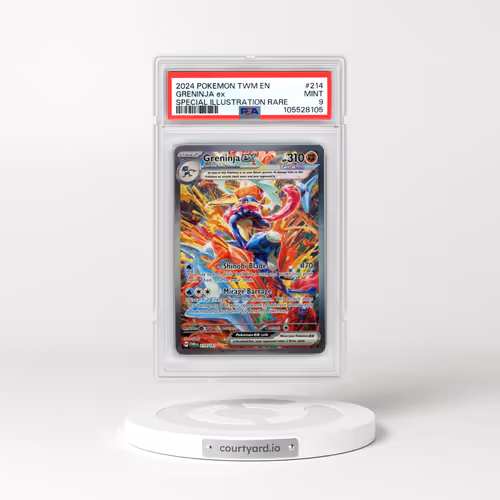 2024 Pokémon Twm EN-Twilight Masquerade #214 Greninja EX - Holo Special Illustration Rare (PSA 9 MINT)