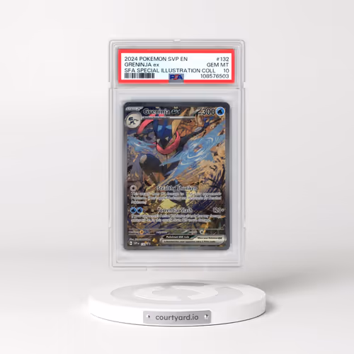 2024 Pokémon Svp EN-SV Black Star Promo #132 Greninja EX - Holo Shrouded Fable Special Illustration