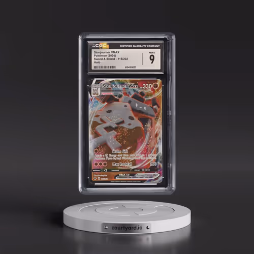 2020 Sword & Shield #116/202 Stonjourner VMAX - Holo (CGC 9 MINT)