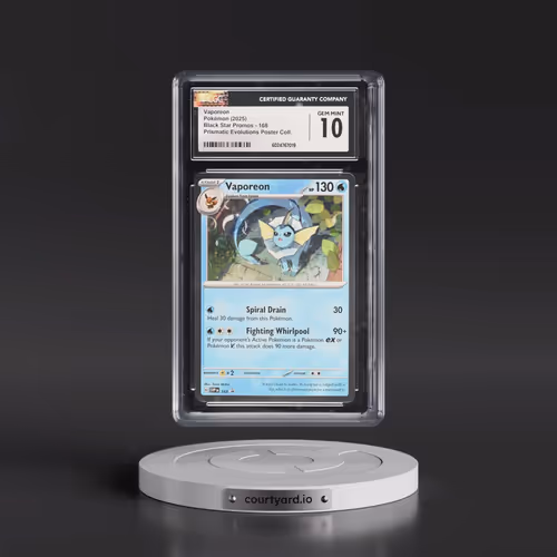 2023 Black Star Promos - Scarlet & Violet SVP EN #168 Vaporeon - Prismatic Evolutions Poster Collect