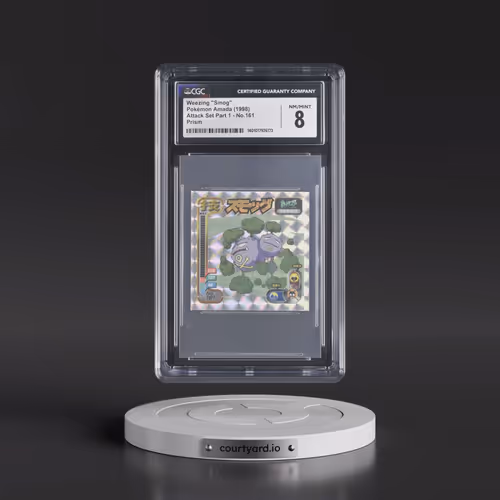 1998 Seal Retsuden Technique (1998 Amada)(1st Gen.) #161 Weezing - Smog - Prism (CGC 8 NM-MT)