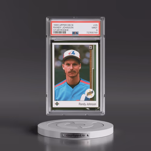 1989 Upper Deck #25 Randy Johnson - Star Rookie (PSA 9 MINT)