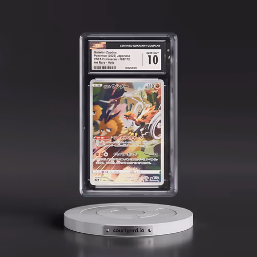 2022 VSTAR Universe #188/172 Galarian Zapdos - Art Rare Holo (CGC 10 GEM MINT)