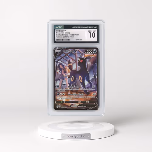 2022 Brilliant Stars #TG22/TG30 Umbreon V - Trainer Gallery Holo (CGC 10 GEM MINT)