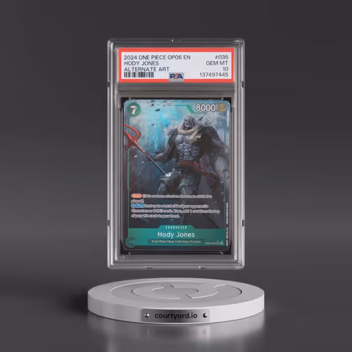 2024 One Piece OP06-Wings of the Captain #035 Hody Jones - Alternate Art (PSA 10 GEM MINT)