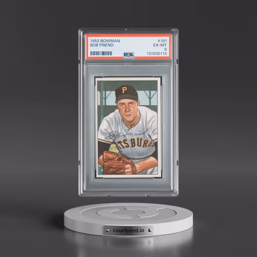 1952 Bowman #191 Bob Friend (PSA 6 EX-MT)