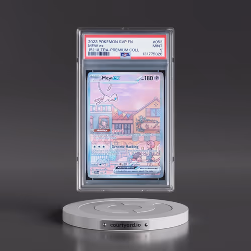 2023 Pokémon Svp EN-SV Black Star Promo #053 Mew EX - Holo 151 Ultra-Premium Collection (PSA 9 MINT)