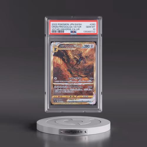 2022 Pokémon Sword & Shield Vstar Universe #260 Origin Forme Dialga Vstar - Full Art Ultra Rare (PSA