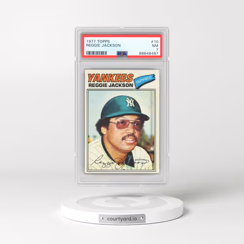 1977 Topps #10 Reggie Jackson (PSA 7 NM)