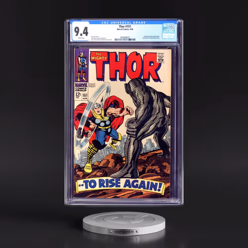 Thor #151 CGC 9.4 White Pages (Marvel Comics, 4/68) - Universal