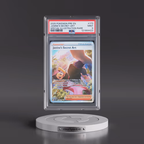 2025 Pokémon Pre EN-Prismatic Evolutions #173 Janine's Secret Art - Special Illustration Rare (PSA 9
