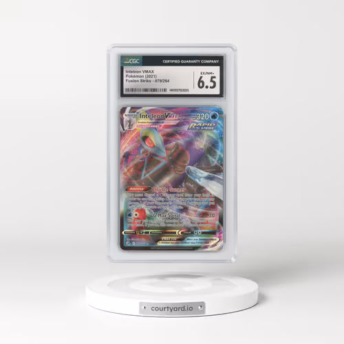 2019 Fusion Strike #79 Inteleon VMAX (CGC 6.5 EX-NM+)