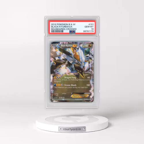 2012 Pokémon Black & White Boundaries Crossed #101 Black Kyurem EX - Holo (PSA 10 GEM MINT)