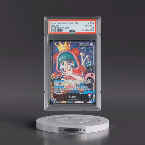 2025 One Piece OP10-Royal Blood #003 Sugar - Alternate Art (PSA 10 GEM MINT)