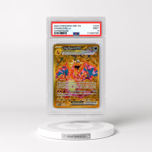 2023 Pokémon Obf EN-Obsidian Flames #228 Charizard EX - Holo Hyper Rare (PSA 9 MINT)