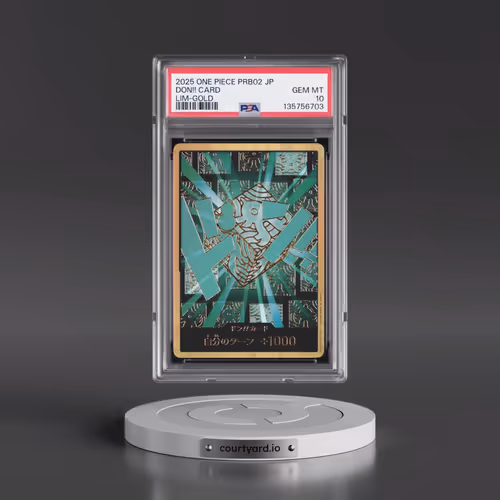 2025 One Piece Japanese PRB02-Premium Booster -One Piece Card the Best- Vol.2 Don!! Card - Lim-Gold