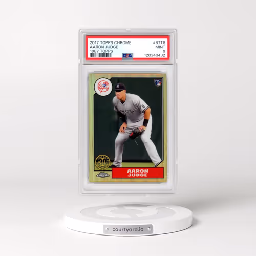 2017 Topps Chrome 1987 Topps #87T8 Aaron Judge (PSA 9 MINT)