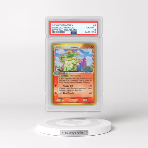 2006 Pokémon EX Crystal Guardians #6 Ludicolo - Reverse Foil (PSA 10 GEM MINT)