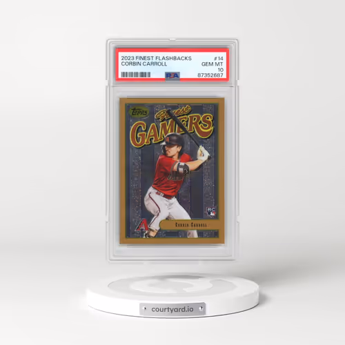 2023 Topps Finest Flashbacks #14 Corbin Carroll (PSA 10 GEM MINT)