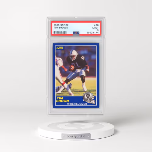 1989 Score #86 Tim Brown (PSA 9 MINT)