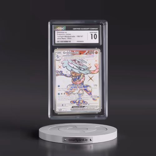 2024 Twilight Masquerade - TWM EN #198/167 Greninja ex - Ultra Rare Holo (CGC 10 GEM MINT)