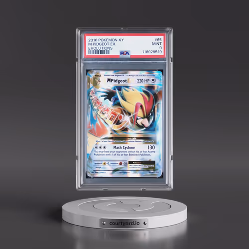 2016 Pokémon XY Evolutions #65 M Pidgeot EX - Holo (PSA 9 MINT)