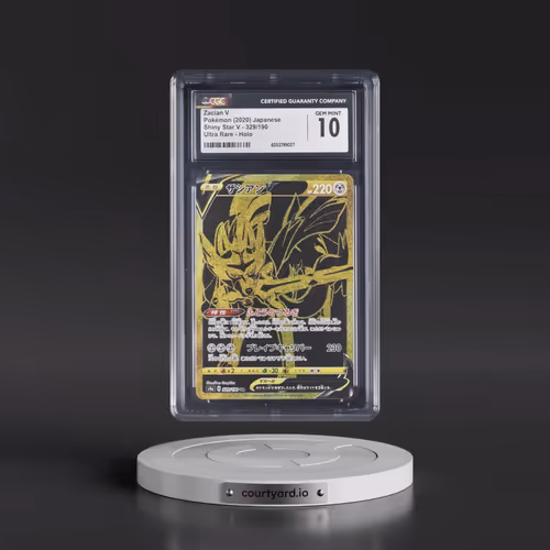 2020 Shiny Star V #329/190 Zacian V - Holo (CGC 10 GEM MINT)