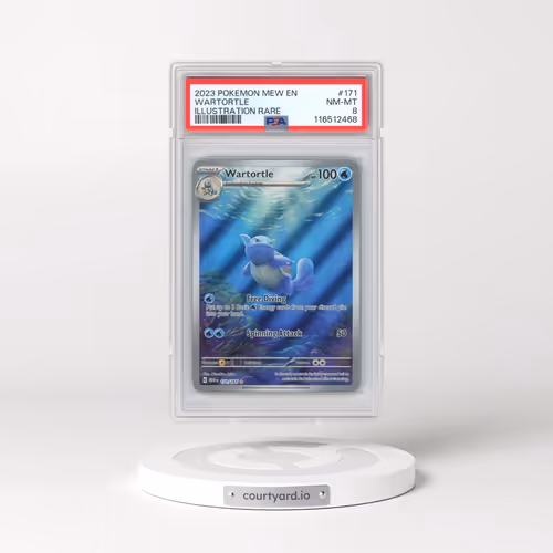 2023 Pokémon Mew EN-151 #171 Wartortle - Illustration Rare (PSA 8 NM-MT)