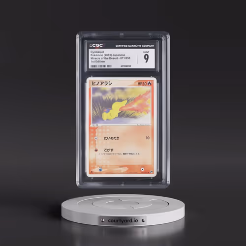 2003 Miracle of the Desert #011/053 Cyndaquil - 1st Edition (CGC 9 MINT)