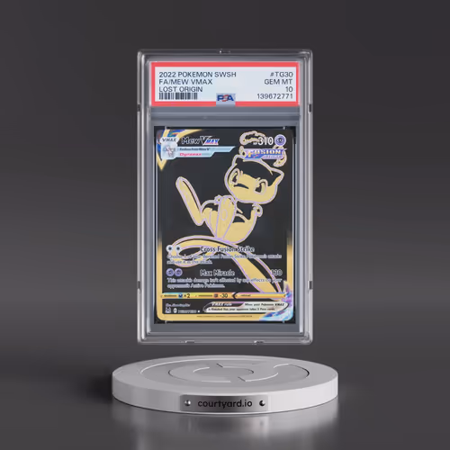 2022 Pokémon Sword & Shield Lost Origin #TG30 Mew Vmax - Full Art (PSA 10 GEM MINT)
