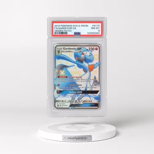 2019 Pokémon Sun & Moon Hidden Fates #SV75 Gardevoir GX - Holo Full Art (PSA 8 NM-MT)