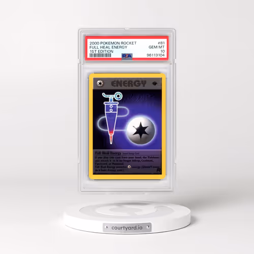 2000 Pokémon Rocket #81 Full Heal Energy - 1st Edition (PSA 10 GEM MINT)