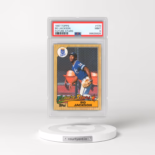 1987 Topps #170 Bo Jackson - Future Stars (PSA 9 MINT)