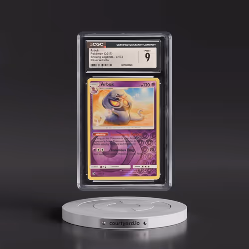 2017 Shining Legends #37/73 Arbok - Reverse Holo (CGC 9 MINT)